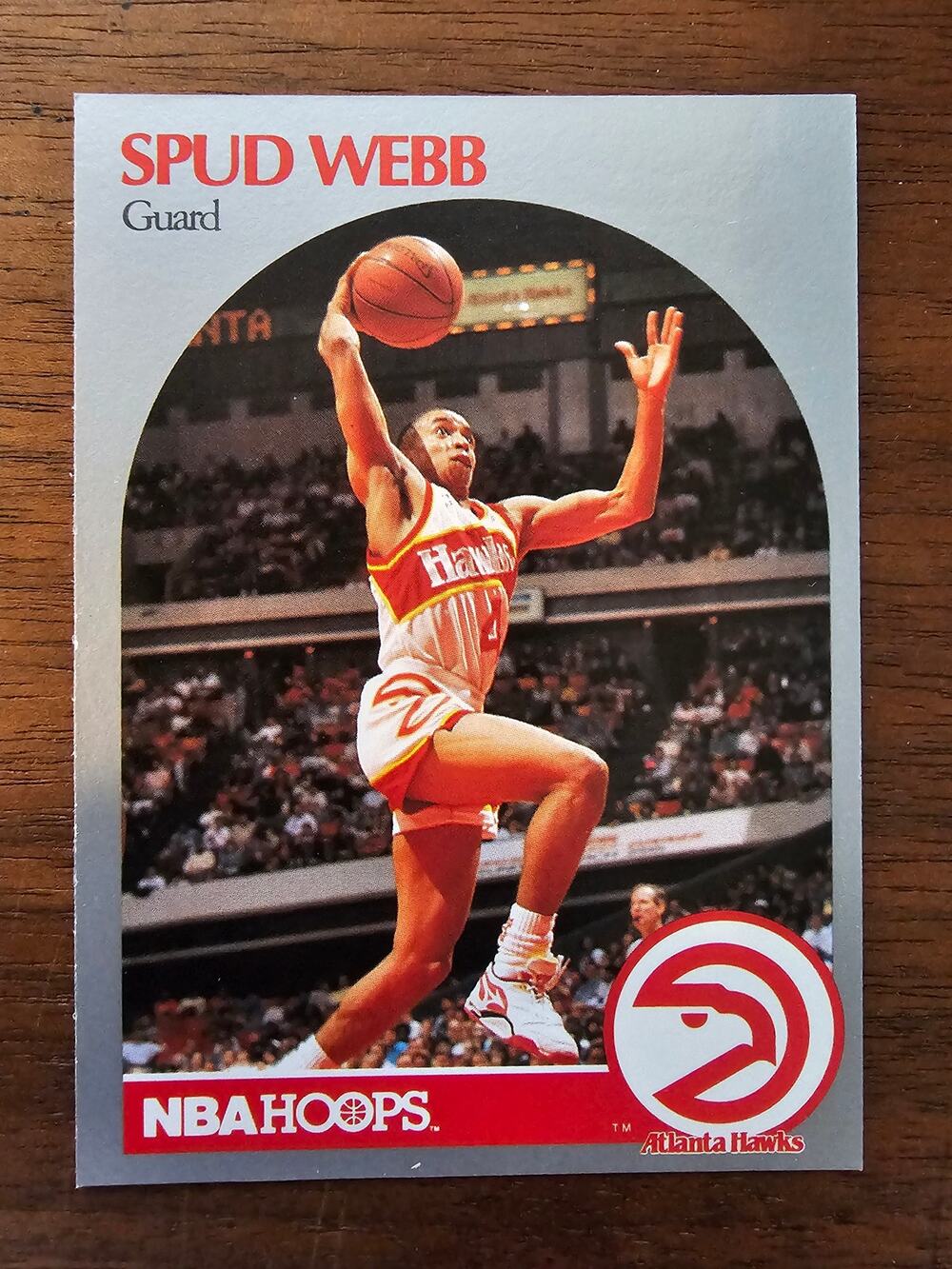 Spud Webb 1990-1991 NBA Hoops #35 - Atlanta Hawks - NBA - Fresh Pull